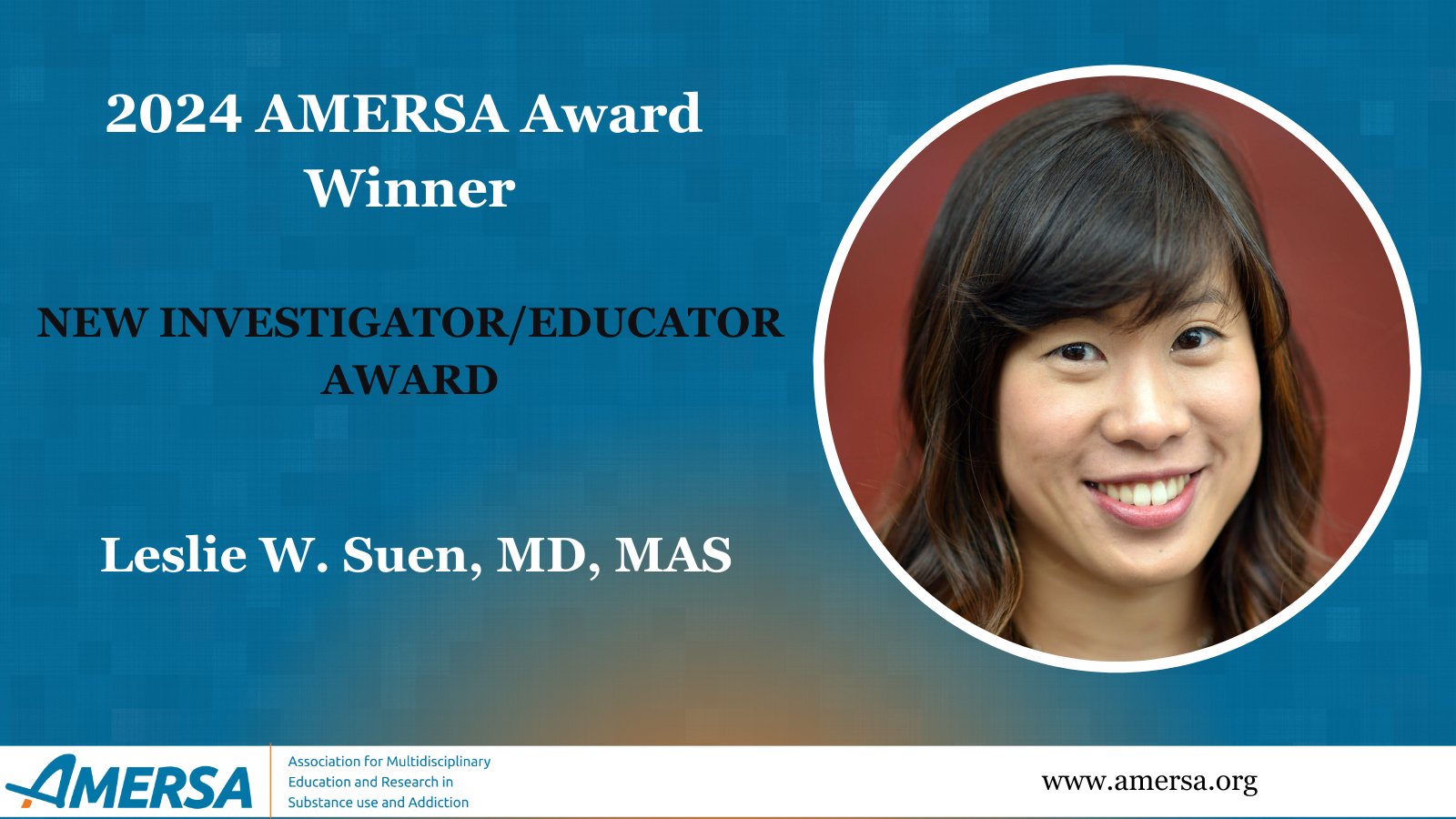Dr. Suen Amersa Award Winner