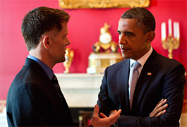 Grant Colfax and President Obama
