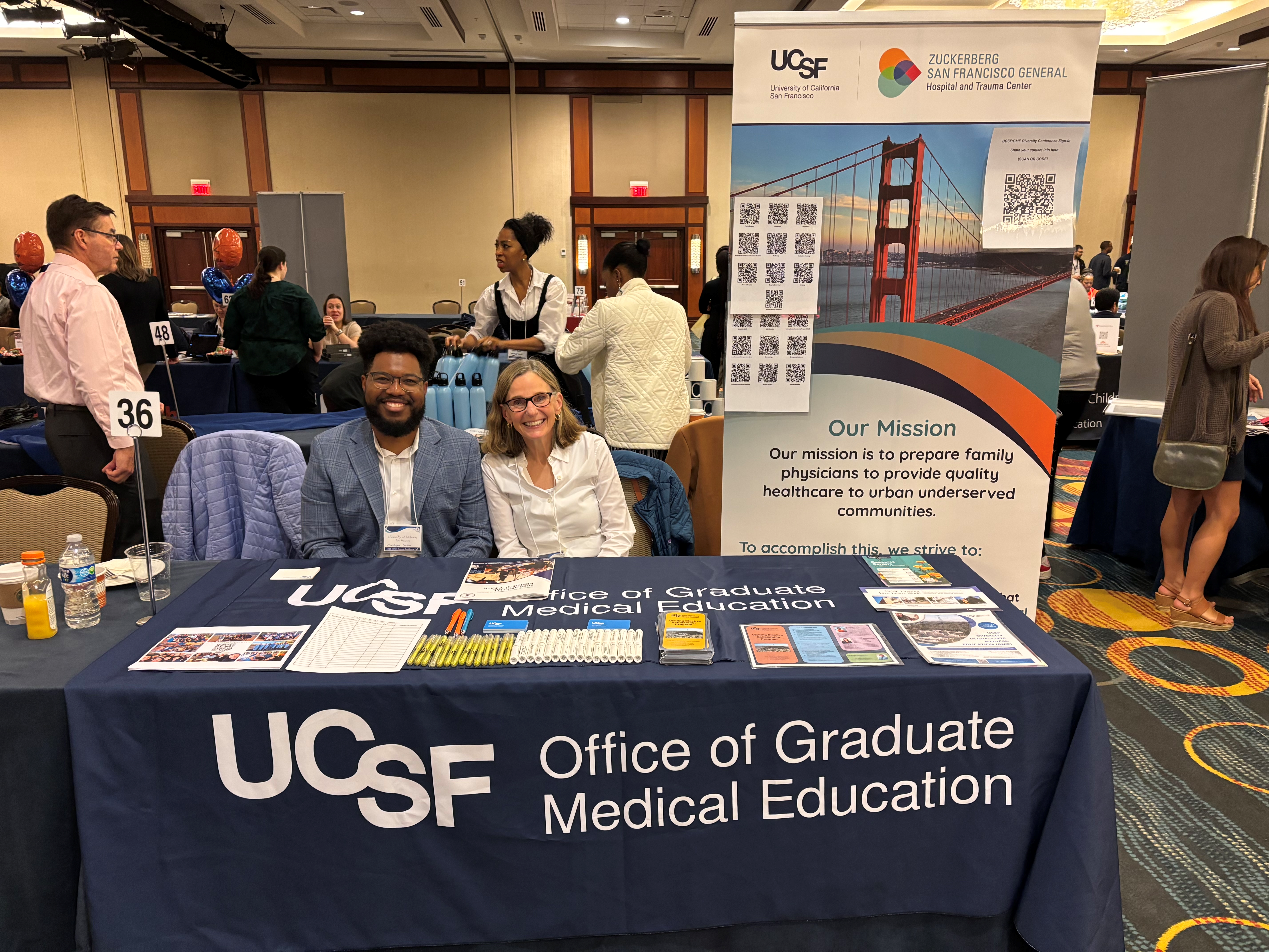 DGIM SFPC Residency Program representatives at a residency fair